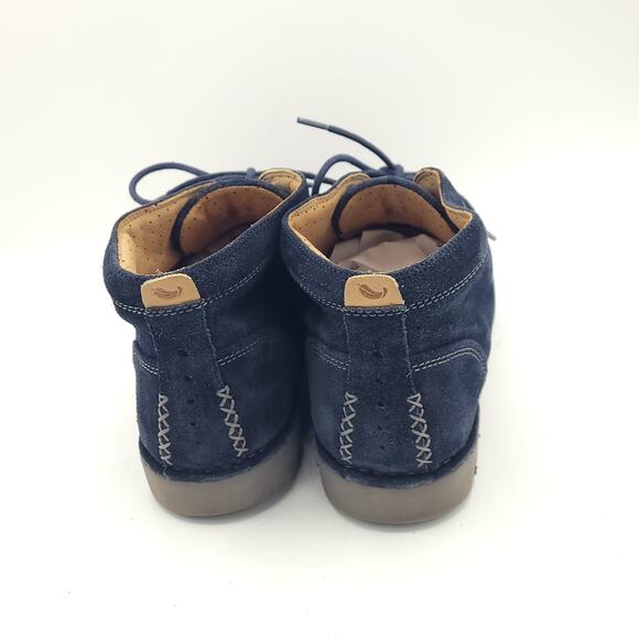 Clarks Chukka Bushacre 2 Boots Blue Suede Lace Up Ankle Top men\'s size 9.5 main image 4